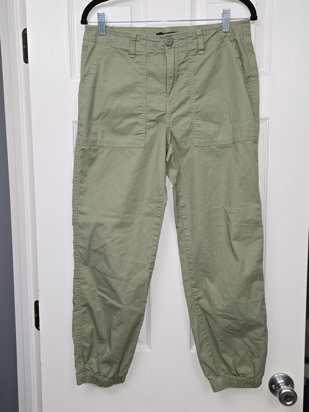 Sanctuary Olive Green Cargo Joggers 🌿 Utility Core Streetwear Pants 28